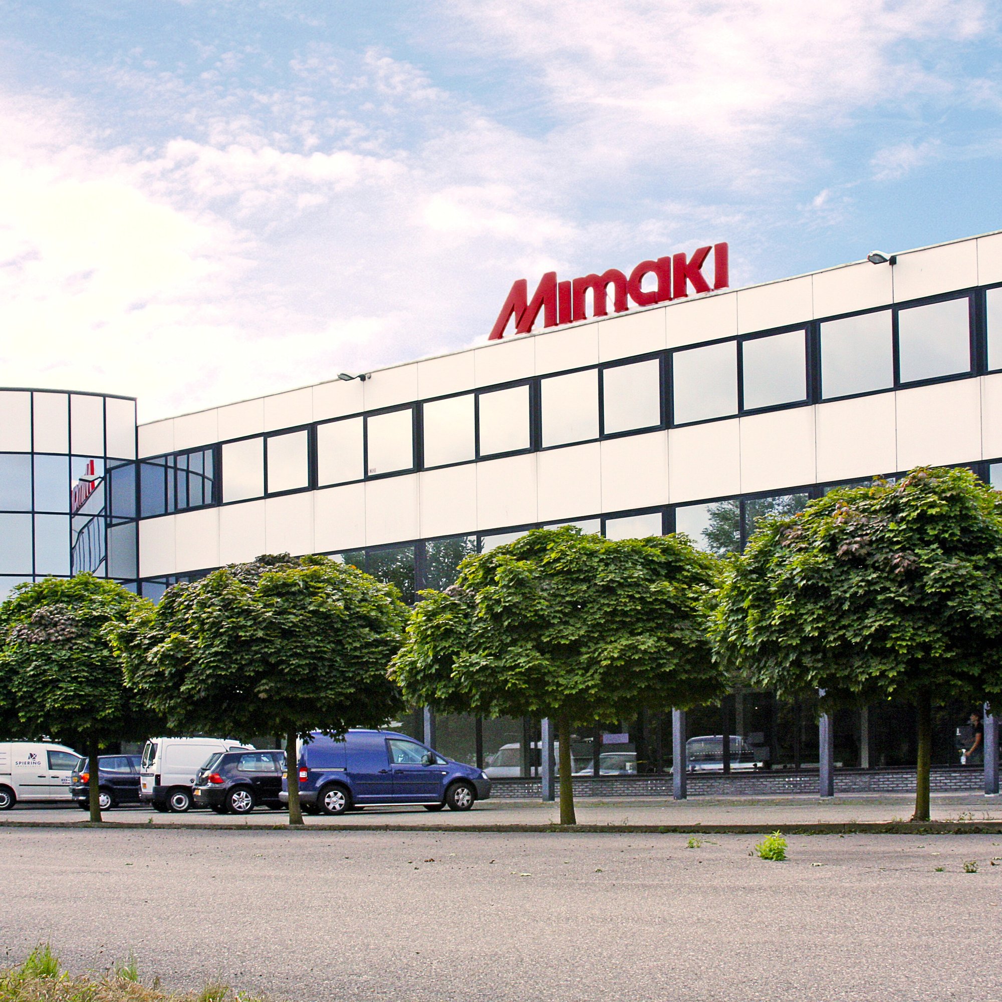 Mimaki Europe Building with Blue Sky Mimaki Europe Building with Blue Sky